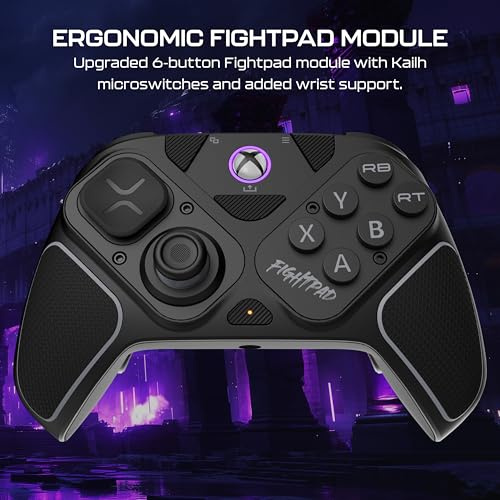 Turtle Beach Victrix Pro BFG Reloaded Wireless Gaming Controller Licensed for Xbox Series XS, Xbox One, PC Gamepad, Bluetooth, Fightpad, Hall-Effect ThumbsticksTriggers