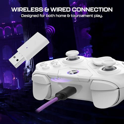 Turtle Beach Victrix Pro BFG Reloaded Wireless Gaming Controller Licensed for Xbox Series XS, Xbox One, PC Gamepad, Bluetooth, Fightpad, Hall-Effect ThumbsticksTriggers