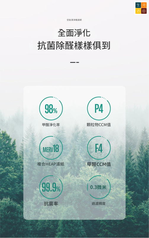 LG PuriCare AeroFurniture 茶几空氣清新機 副廠代用濾網濾芯 HEPA AF20ROSE AF20LEMON AF20CREAM