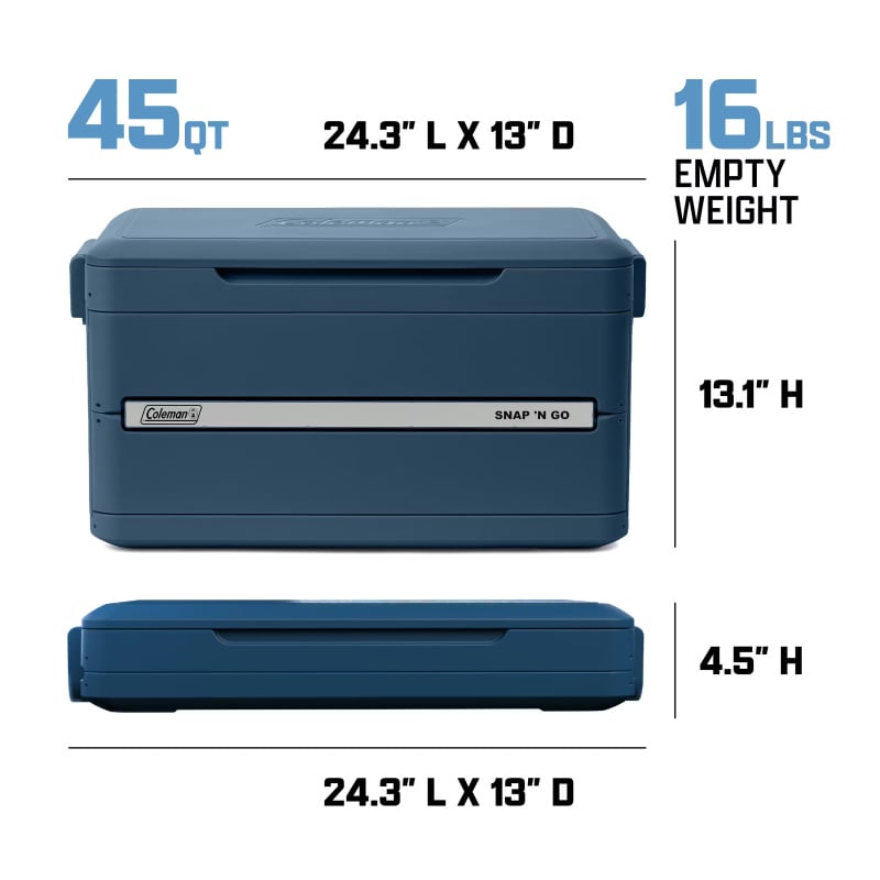 Coleman® Snap ‘N Go 35/45/55 -Quart可摺疊戶外冰箱🧊 Coleman® Snap ‘N Go 35/45/55 -Quart可摺疊戶外冰箱🧊