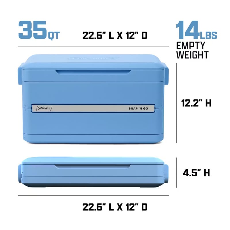 Coleman® Snap ‘N Go 35/45/55 -Quart可摺疊戶外冰箱🧊 Coleman® Snap ‘N Go 35/45/55 -Quart可摺疊戶外冰箱🧊