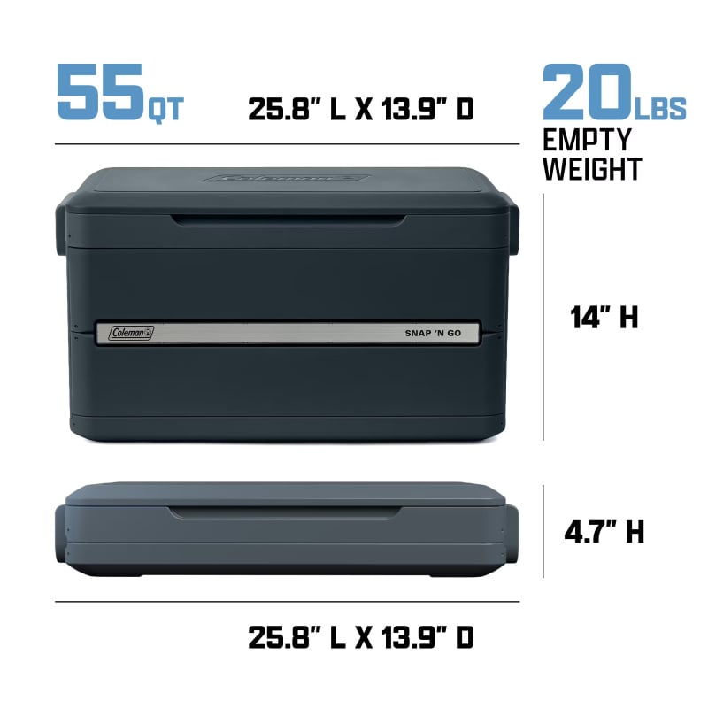 Coleman® Snap ‘N Go 35/45/55 -Quart可摺疊戶外冰箱🧊 Coleman® Snap ‘N Go 35/45/55 -Quart可摺疊戶外冰箱🧊