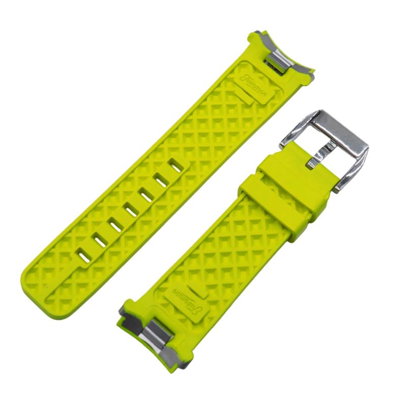 22mm 黃色FKM氟橡膠快拆 IWC 代用膠帶 合適 IWC Aquatimer