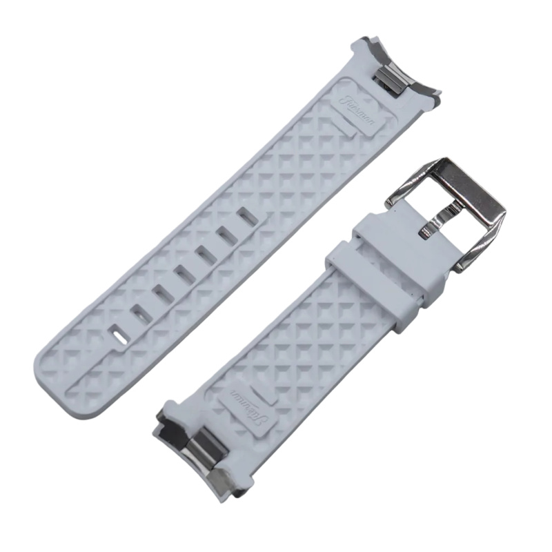 22mm 白色FKM氟橡膠快拆 IWC 代用膠帶 合適 IWC Aquatimer