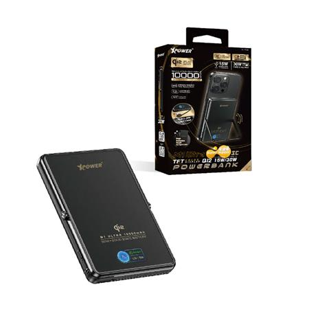 XPower M1 Ultra 半固態3C版 Qi2 Magcharge TFT 彩屏顯示磁吸行動電源 (3C認證) 10000mAh