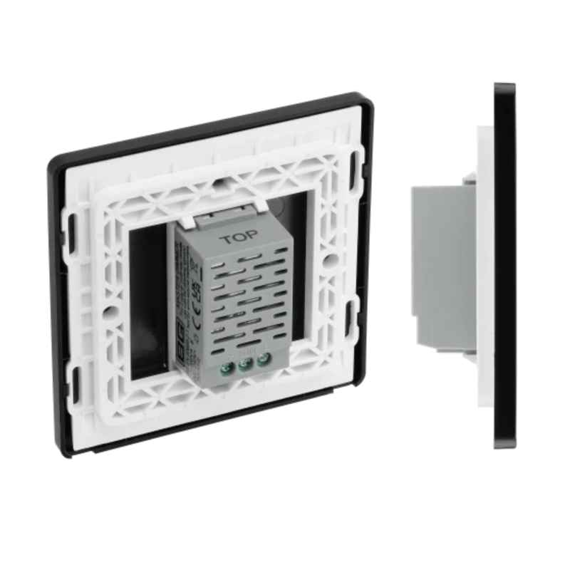 英國品牌 BG Evolve 輕觸式-雙控 1 位調光器 PCDMGTDM1B 主掣+PCDMGTDS1B 副掣 (共 2 件) Matt Grey 啞光灰-香港代理