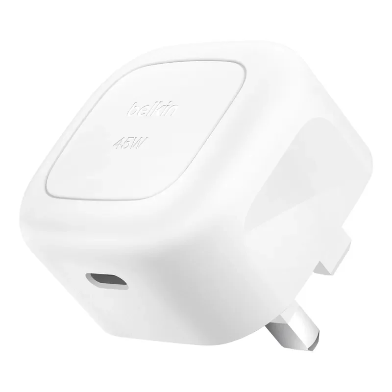 Belkin 45W BoostCharge USB-C 迷你充電器 WCA013myWH