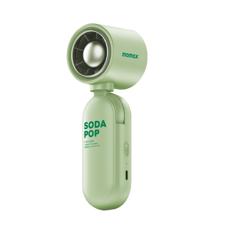 [新品] MOMAX 1° Go Clamp 輕巧摺疊式傘夾迷你風扇 [IF22]