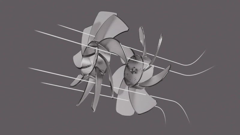 Rhythm Silky Wind Mobile 4 Fan