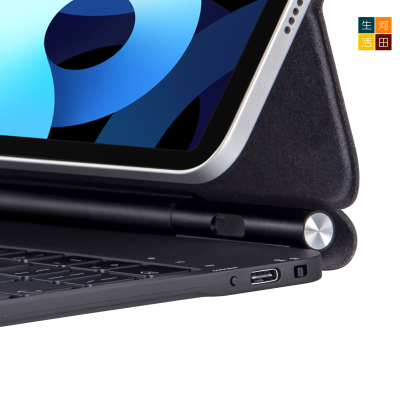 iPad 11吋 / 10.9吋 (第十代) 磁吸背光鍵盤保護套 (2025型號適用) - 無延遲靜音按鍵