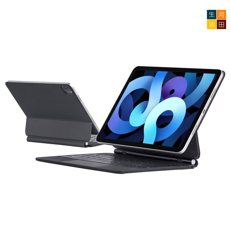 iPad 11吋 / 10.9吋 (第十代) 磁吸背光鍵盤保護套 (2025型號適用) - 無延遲靜音按鍵