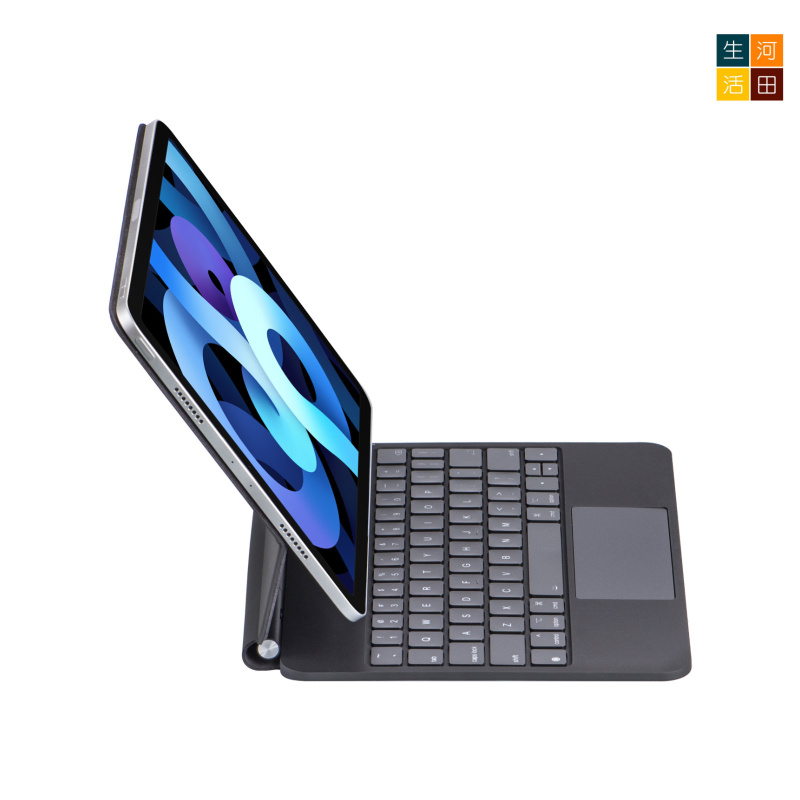 iPad 11吋 / 10.9吋 (第十代) 磁吸背光鍵盤保護套 (2025型號適用) - 無延遲靜音按鍵