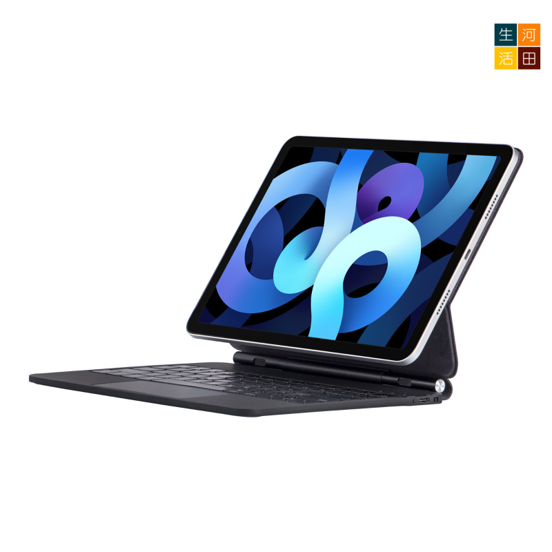 iPad 11吋 / 10.9吋 (第十代) 磁吸背光鍵盤保護套 (2025型號適用) - 無延遲靜音按鍵