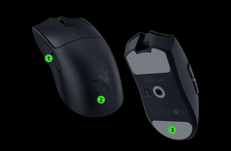 Razer Viper V4 Pro 無線8K電競滑鼠 (RZ01-05630100-R3A1) (RZ01-05630200-R3A1) Razer Viper V4 Pro 無線8K電競滑鼠 (RZ01-05630100-R3A1) (RZ01-05630200-R3A1)