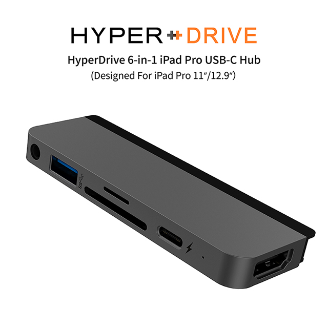 HyperDrive iPad Pro 6-in-1 USB-C Hub for iPad Pro HD319B