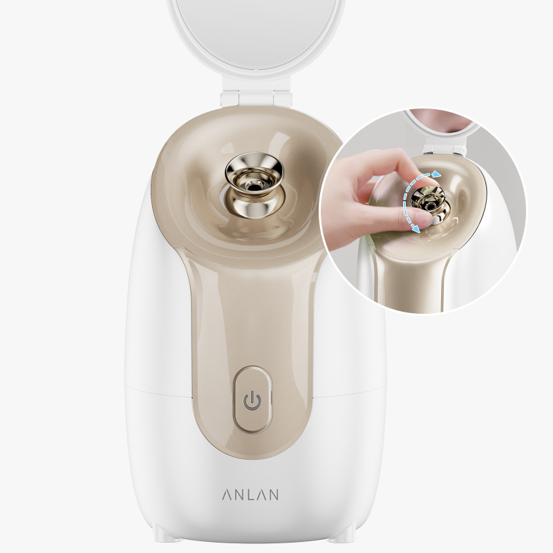 ANLAN 納米熱噴蒸臉儀  AZLY41-02Y 白金色 | 補充肌底水分 | 彈嫩肌膚