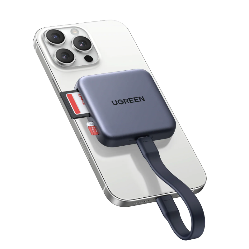Ugreen 綠聯 CM898 3-in-1 Magnetic USB-C Card Reader 讀卡器 65095