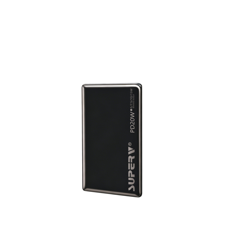 [CCC認證+QR] SuperV 極致超薄磁吸行動電源 5000mAh PD20W [PB05] #0.7超薄輕巧 #MagSafe磁吸【母親節x父親節】