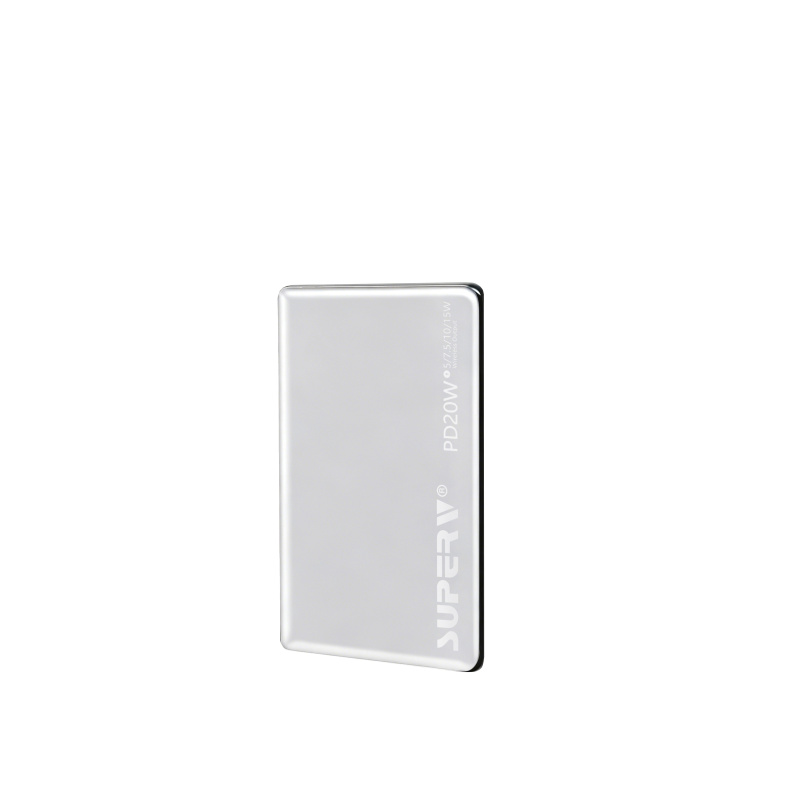 [CCC認證+QR] SuperV 極致超薄磁吸行動電源 5000mAh PD20W [PB05] #0.7超薄輕巧 #MagSafe磁吸【母親節x父親節】
