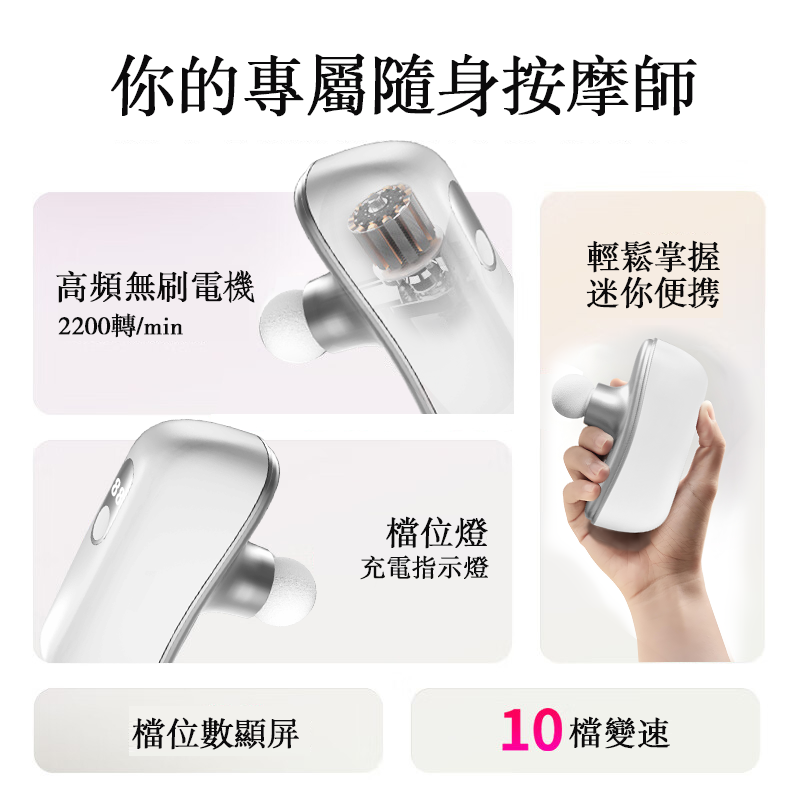 OKACHI - 筋膜槍 OK-5698 1100mAh | 隨身輕巧 | 深層放鬆 | 強力震動 | 隨時舒緩肌肉緊繃 | 震動穩定強勁 | 直達深層筋膜 | 快速緩解痠痛 | 鬆開