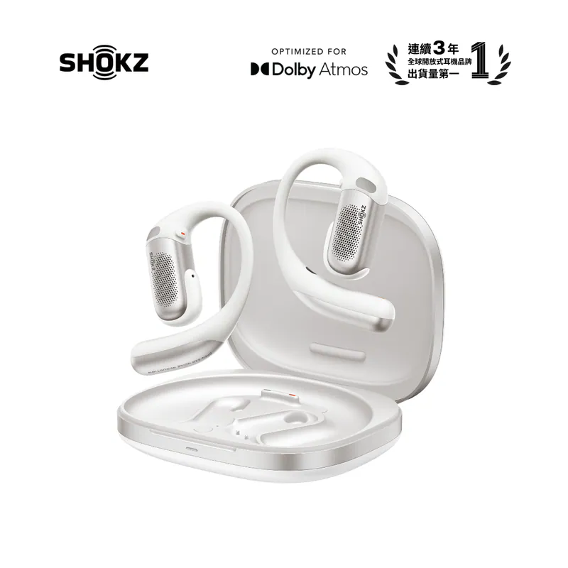 Shokz OpenFit Pro【全新旗艦級】超級雙單元開放式濾噪耳機 T010