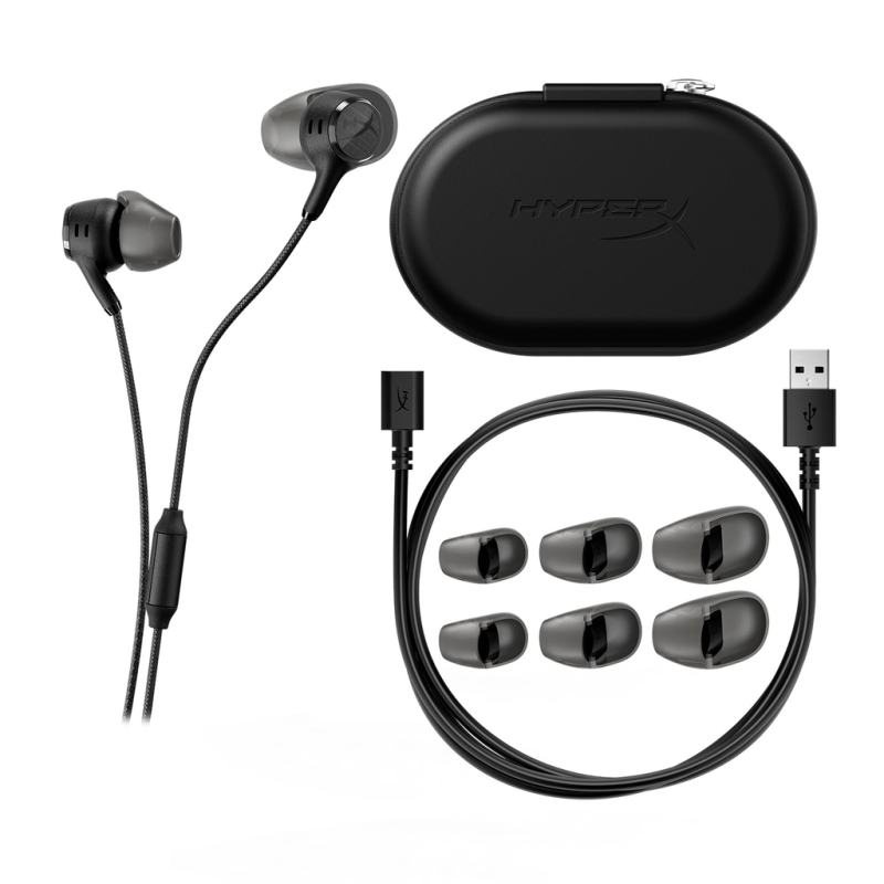 HyperX Cloud Earbuds III S 入耳式遊戲耳機 (Type‑C) &nbsp;BN7S1AA（黑色），BN7S2AA（紅色）