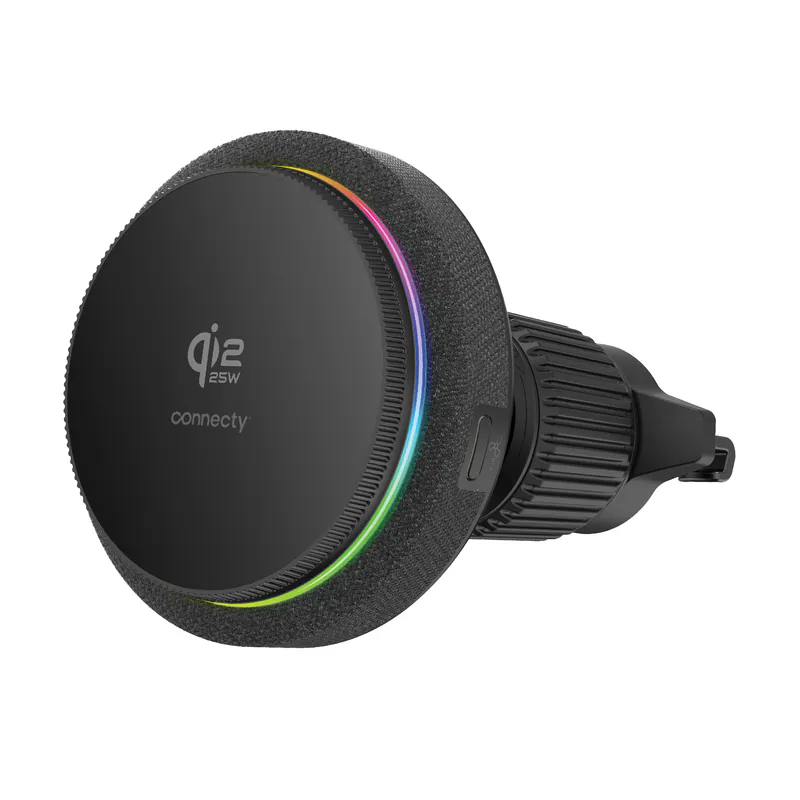 Connecty MagChill 25W Qi2.2 自動冷卻車載磁吸充電支架 CM125D
