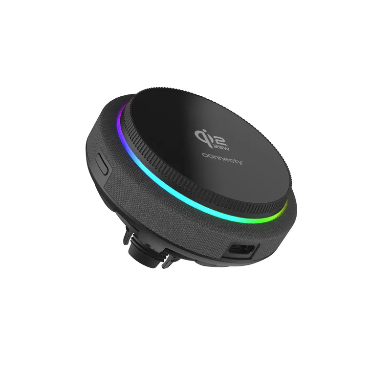 Connecty MagChill 25W Qi2.2 自動冷卻車載磁吸充電支架 CM125D