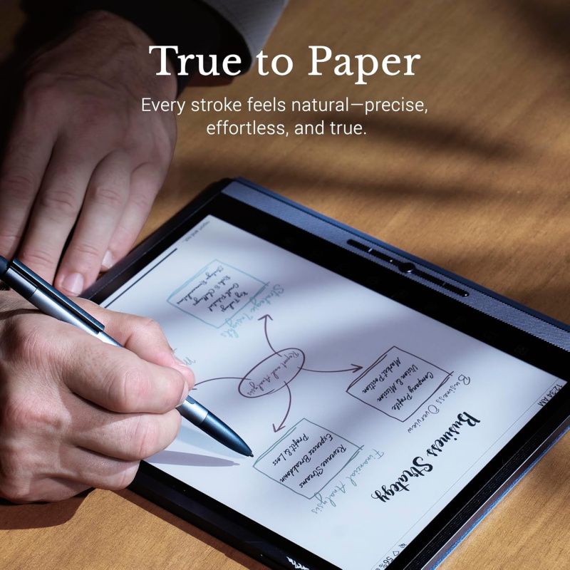 Penstar eNote Pro – 色彩最清晰的電子墨水螢幕平板電腦 | 10.3吋觸控書寫平板電腦，128GB數位筆記本，配備B6金屬手寫筆和保護套，AI語音轉