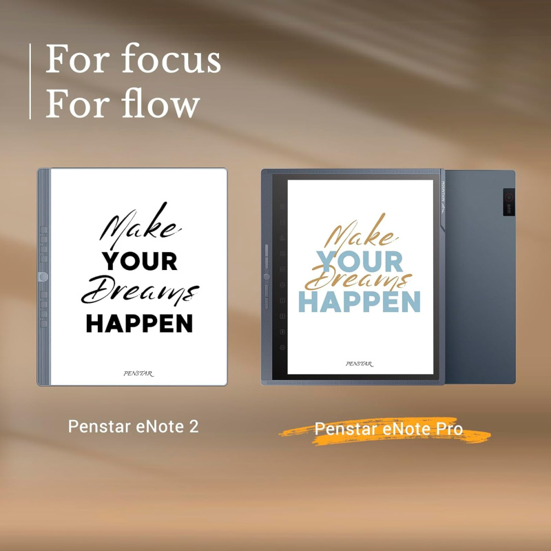 Penstar eNote Pro – 色彩最清晰的電子墨水螢幕平板電腦 | 10.3吋觸控書寫平板電腦，128GB數位筆記本，配備B6金屬手寫筆和保護套，AI語音轉