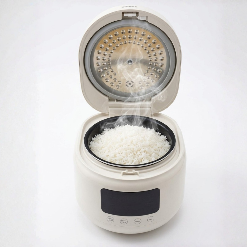 UNIDEN 日本品牌【多功能 8 選項】優質 1.2L 電飯煲 AR5310 食品級不粘內鍋-隔熱塑膠外殼 LED 顯示屏-白【香港總代理】