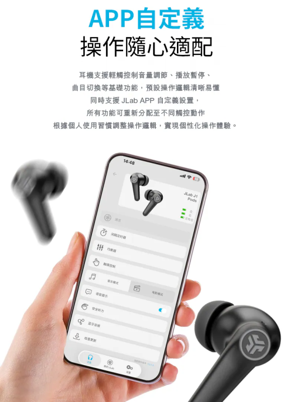 JLab J1 Pods 真無線耳機 JLab J1 Pods 真無線耳機