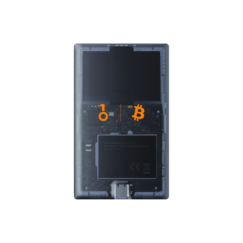 OneKey Classic 1S Pure (BTC Only) 加密貨幣硬體冷錢包 [現貨]