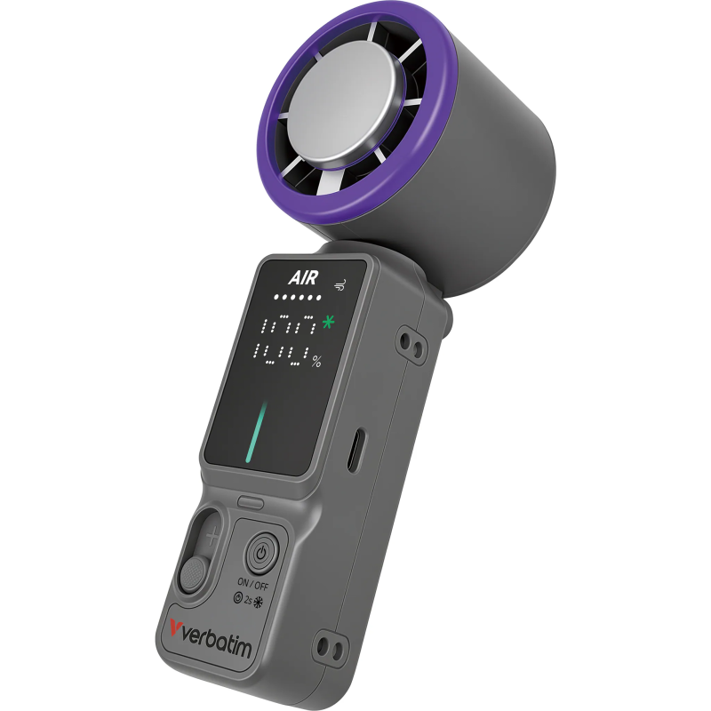 Verbatim Cool 'n' Go 手持風扇 – Ice Touch Pro 32348 白色 / 32349 黑色 Verbatim Cool 'n' Go 手持風扇 – Ice Touch Pro 32348 白色 / 32349 黑色