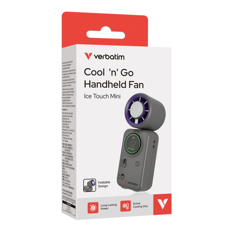 Verbatim Cool 'n' Go 手持風扇 – Ice Touch Mini Verbatim Cool 'n' Go 手持風扇 – Ice Touch Mini