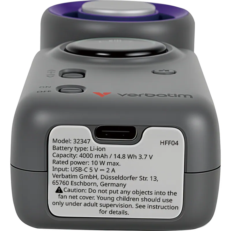 Verbatim Cool 'n' Go 手持風扇 – Ice Touch Mini Verbatim Cool 'n' Go 手持風扇 – Ice Touch Mini