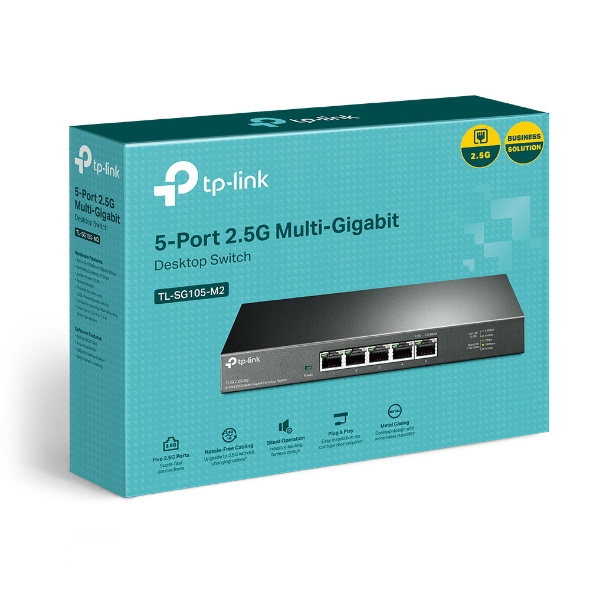 TP-Link TL-SG105-M2 5埠 2.5G 桌上型交換器