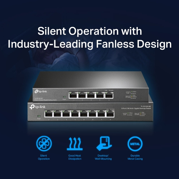 TP-Link TL-SG108-M2 8 埠 2.5G 桌上型交換器
