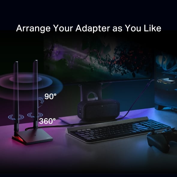 TP-Link Archer TBE550E BE9300 Wi-Fi 7 藍牙 5.4 PCIe 網絡卡 TP-Link Archer TBE550E BE9300 Wi-Fi 7 藍牙 5.4 PCIe 網絡卡