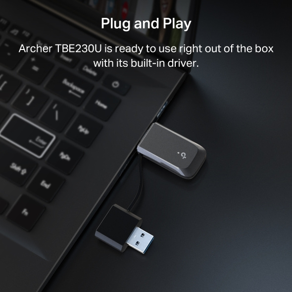 TP-Link Archer TBE230U BE3600 雙頻 Wi-Fi 7 迷你無線 USB接收器 TP-Link Archer TBE230U BE3600 雙頻 Wi-Fi 7 迷你無線 USB接收器