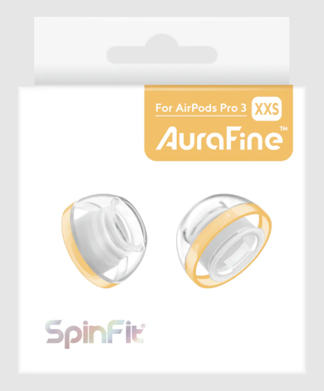 SpinFit AuraFine 矽膠耳塞 (For Apple Airpods Pro 3) (1對) [6尺寸]