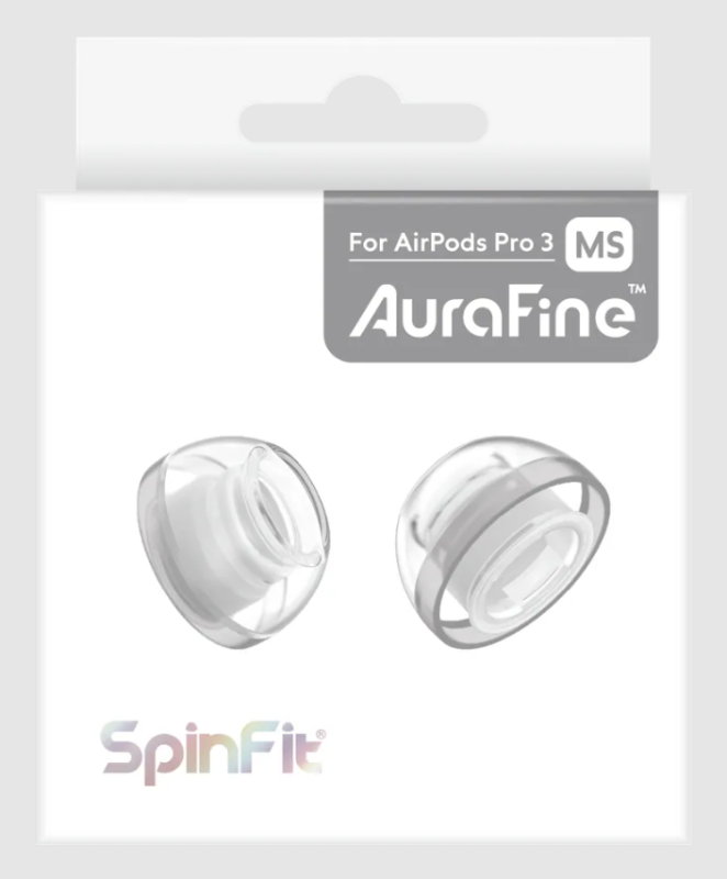 SpinFit AuraFine 矽膠耳塞 (For Apple Airpods Pro 3) (1對) [6尺寸]