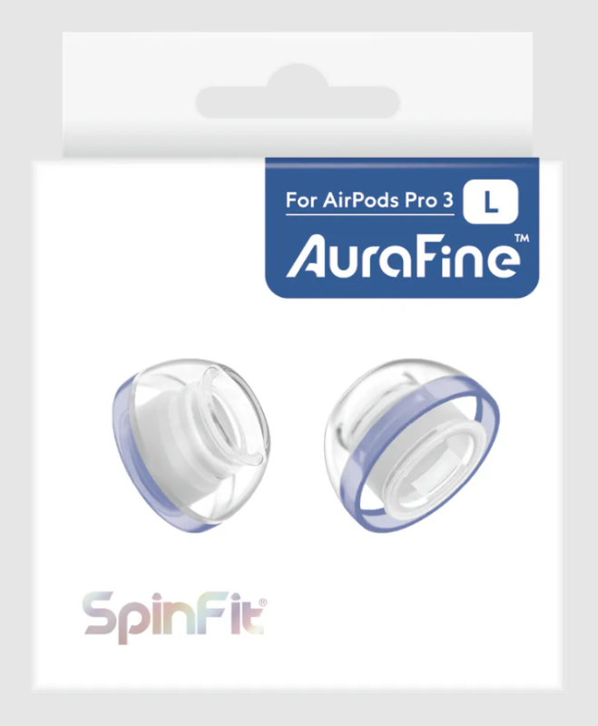 SpinFit AuraFine 矽膠耳塞 (For Apple Airpods Pro 3) (1對) [6尺寸]