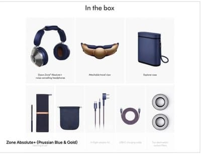 Dyson Zone Absolute+ 頂級旗艦版本 =[ 創新的二合一空氣淨化降噪耳機 ]=
