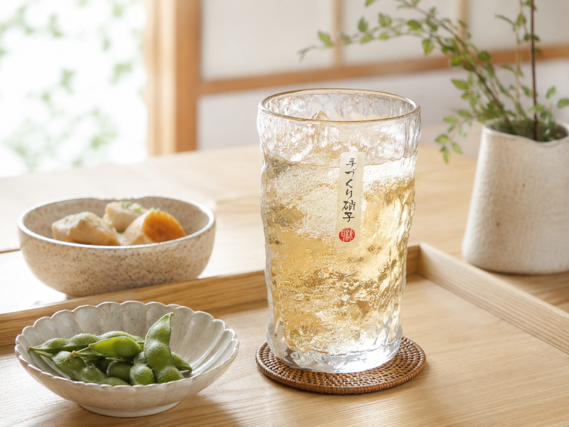 日式錘紋鳴門威士忌酒杯(透明高身款 350ml)│創意啤酒杯│水晶玻璃杯子