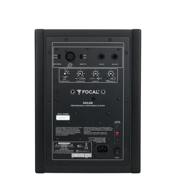 Focal Solo6 Black ST6 專業錄音室監聽喇叭
