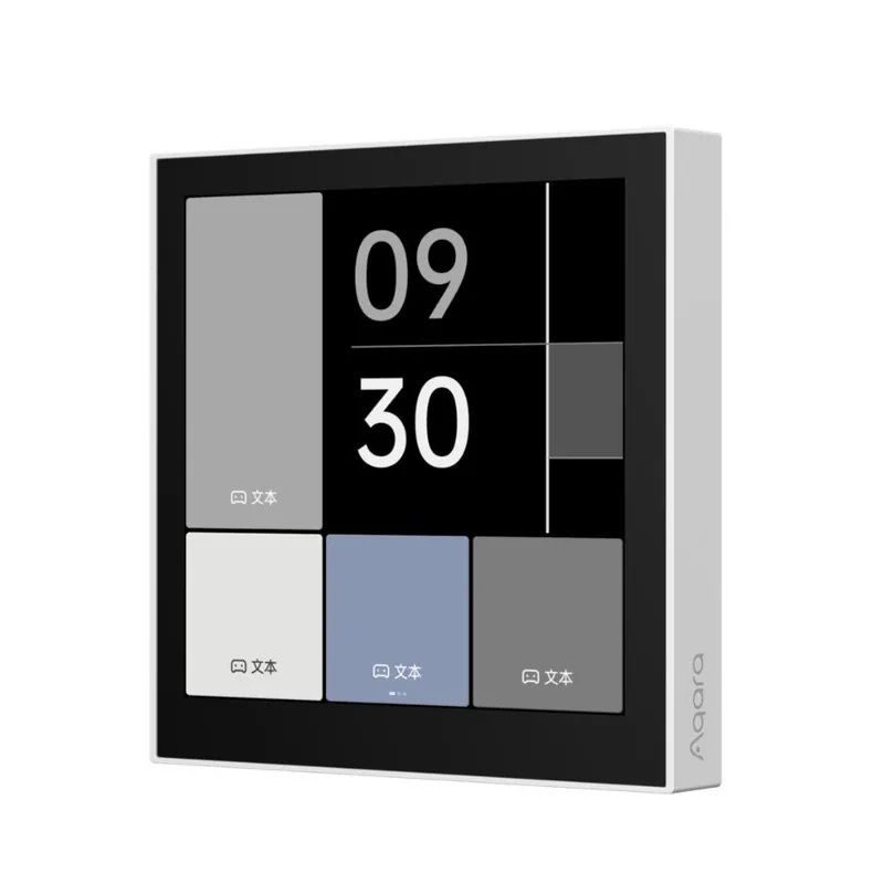 Aqara - 智能開關 S100 升級版 Magic Switch 妙控開關 觸控螢幕控制 3實體按鍵 6個無線開關 牆壁開關 智能家居 繁體/英文介面 智能場景開關