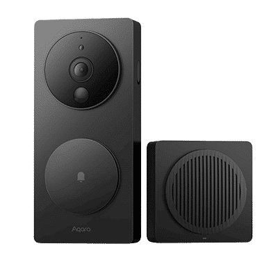 Aqara - 人面識別智能可視門鈴 G410 內置網關 (升級版) mmWave 雷達 175°超大廣角 智慧型視覺門鈴 端對端加密 Wi Fi 紅外線夜視
