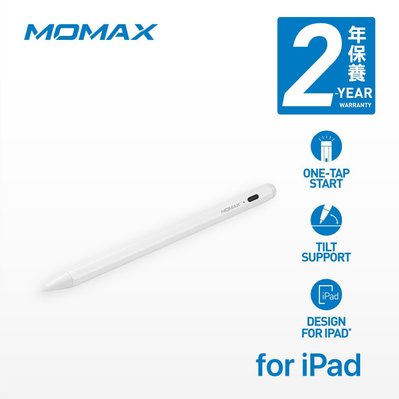 【香港行貨】Momax One Link全兼容專用主動式電容觸控筆 - TP3