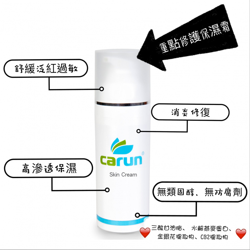 【Carun 】重點修護保濕霜 50ml